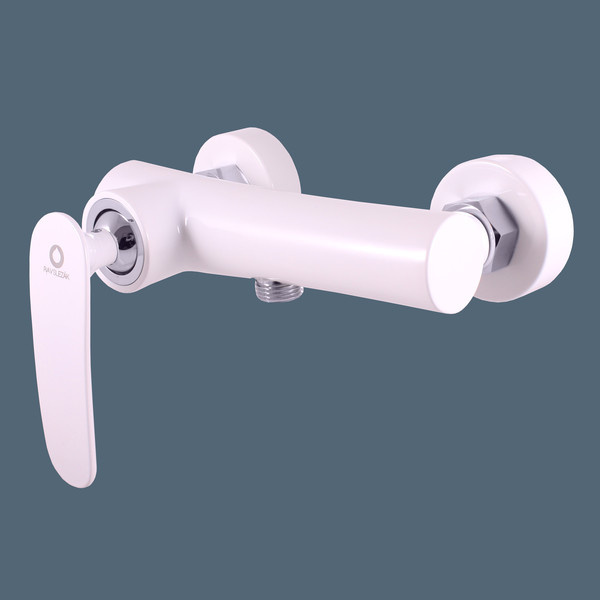 TIGRIS Shower lever mixer, white