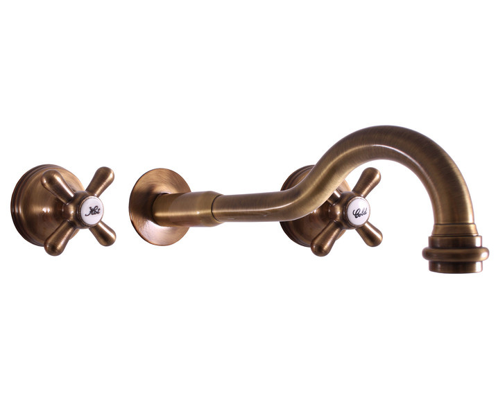 Built-in basin lever mixer MORAVA RETRO BRONZE