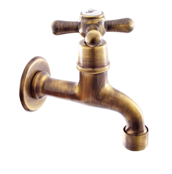 Wall-mounted one water tap MORAVA-RETRO BRONZE