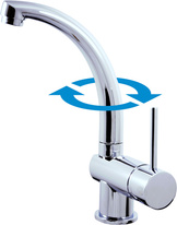 Sink lever mixer