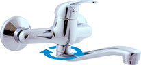 Sink lever mixer