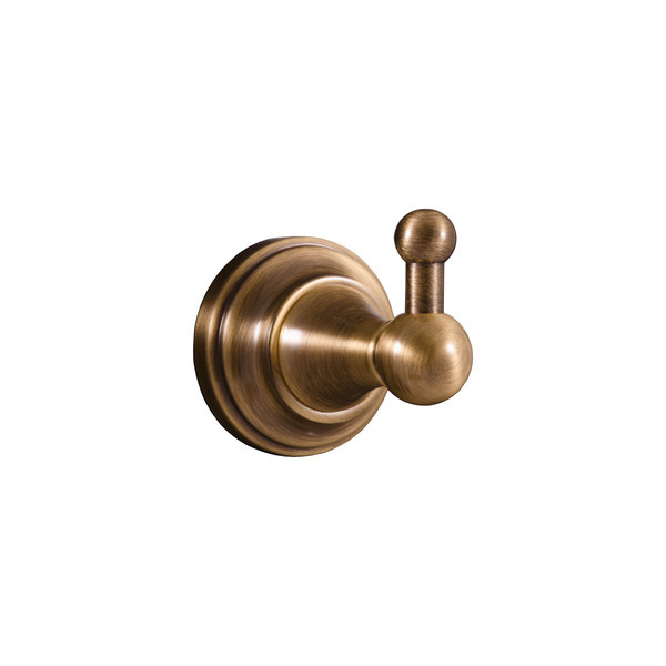 Single robe hook bronze Bathroom accessory MORAVA RETRO