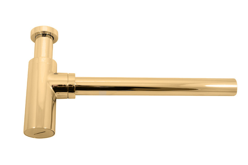 Wash basin siphon GOLD