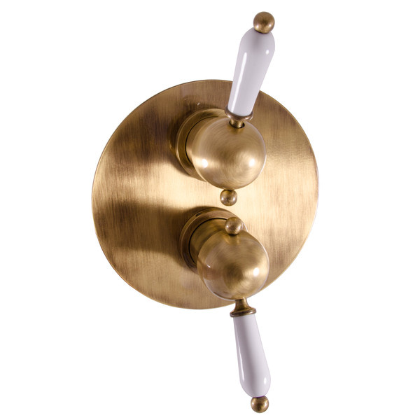 Built-in shower lever mixer LABE - BRASS
