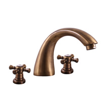 Basin lever mixer MORAVA RETRO bronze