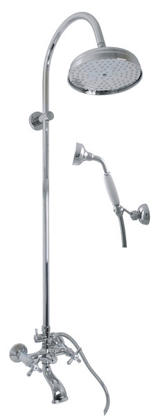 Bath mixer with shower column MORAVA RETRO