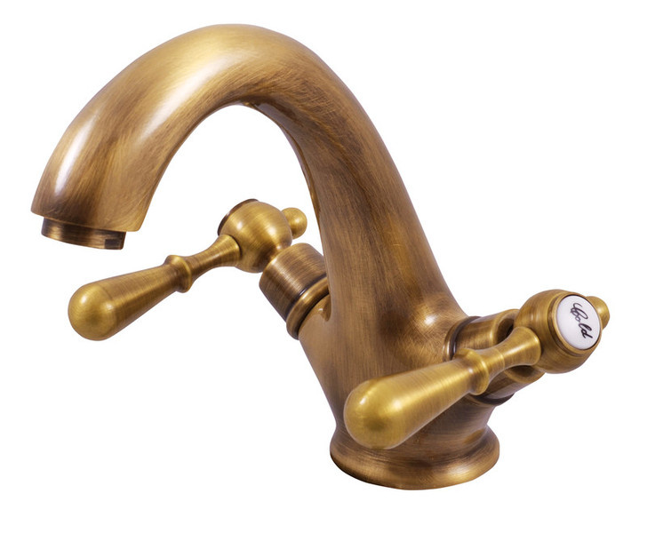 Basin lever mixer MORAVA RETRO bronze