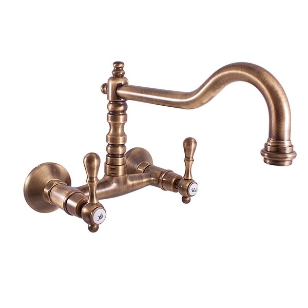 Basin lever mixer MORAVA RETRO bronze