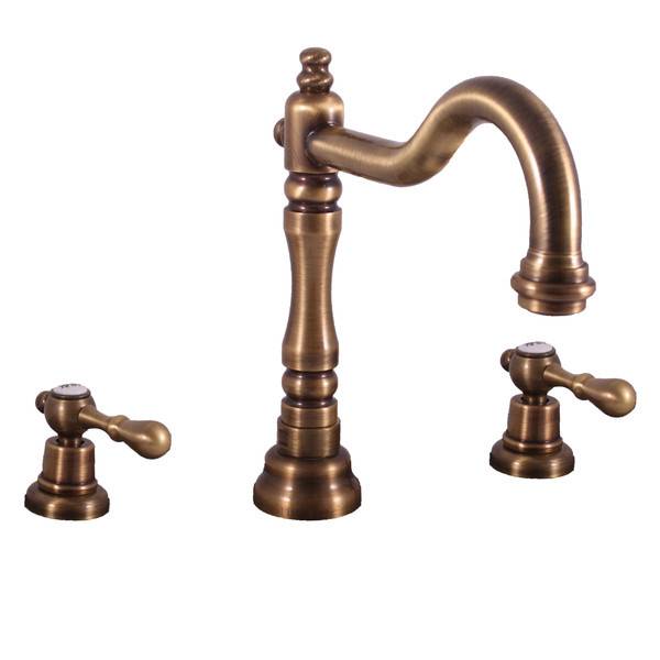 Basin lever mixer MORAVA RETRO bronze