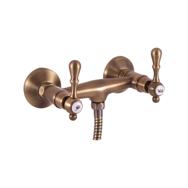 Shower lever mixer MORAVA RETRO bronze