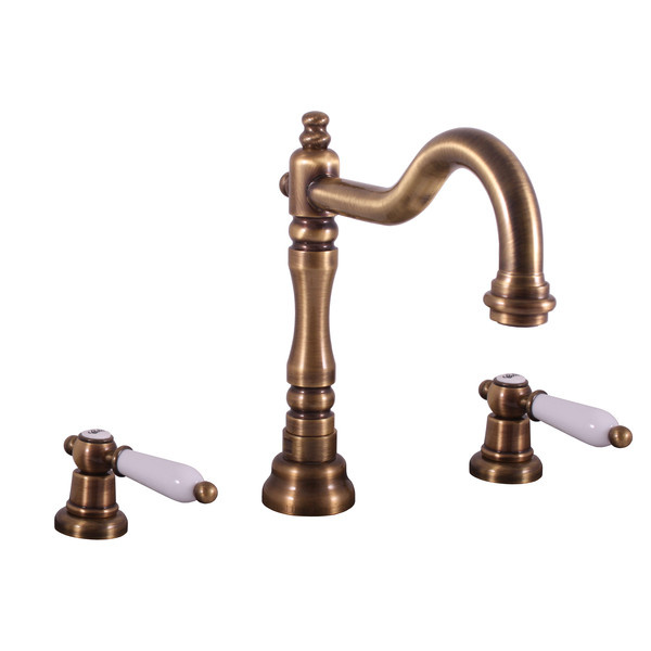 Basin lever mixer MORAVA RETRO bronze