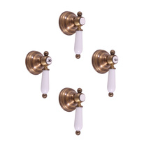 External shower mixer MORAVA RETRO bronze