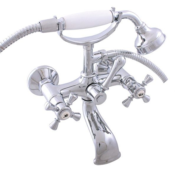 Bath mixer wall-mounted MORAVA RETRO CHROME