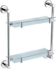 Double glass shelf 