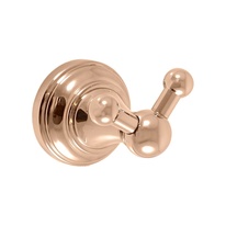 Double robe hook GOLD  Bathroom accessory MORAVA RETRO