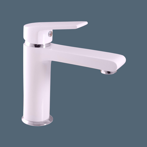 Washbasin faucet  COLORADO  WHITE/CHROME