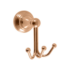 Triple robe hook gold 