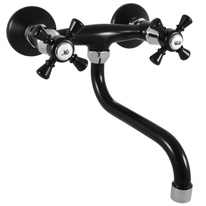 Kitchen faucet MORAVA, black/chrome