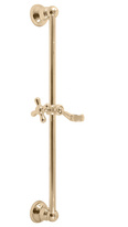 Bar with sliding shower holder retro - GOLD