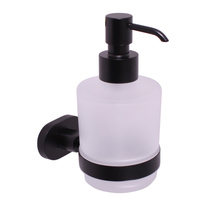 Soap dispenser black matt Bathroom accessory YUKON