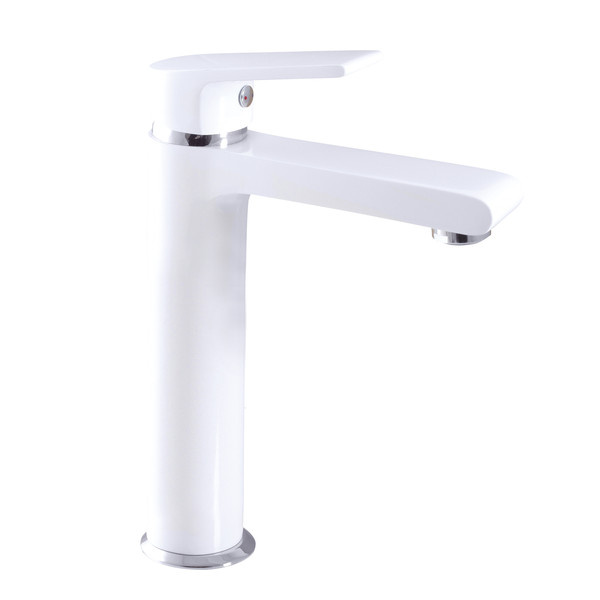 Washbasin faucet COLORADO high, white/chrome