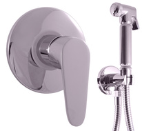 Built-in bidet lever mixer