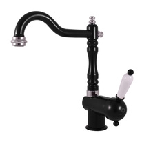 Sink lever mixer LABE BLACK MATT/CHROME