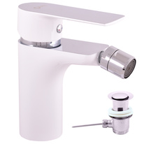 Bidet lever mixer VLTAVA CHROME/WHITE