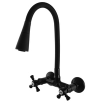 Sink lever mixer MORAVA RETRO BLACK MATT