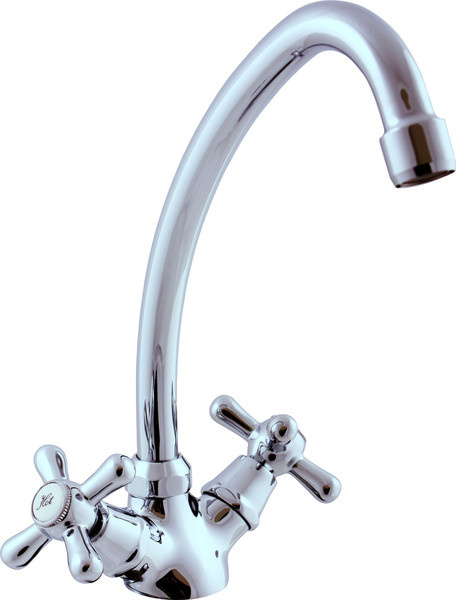 Sink lever mixer for low presure water CHROME