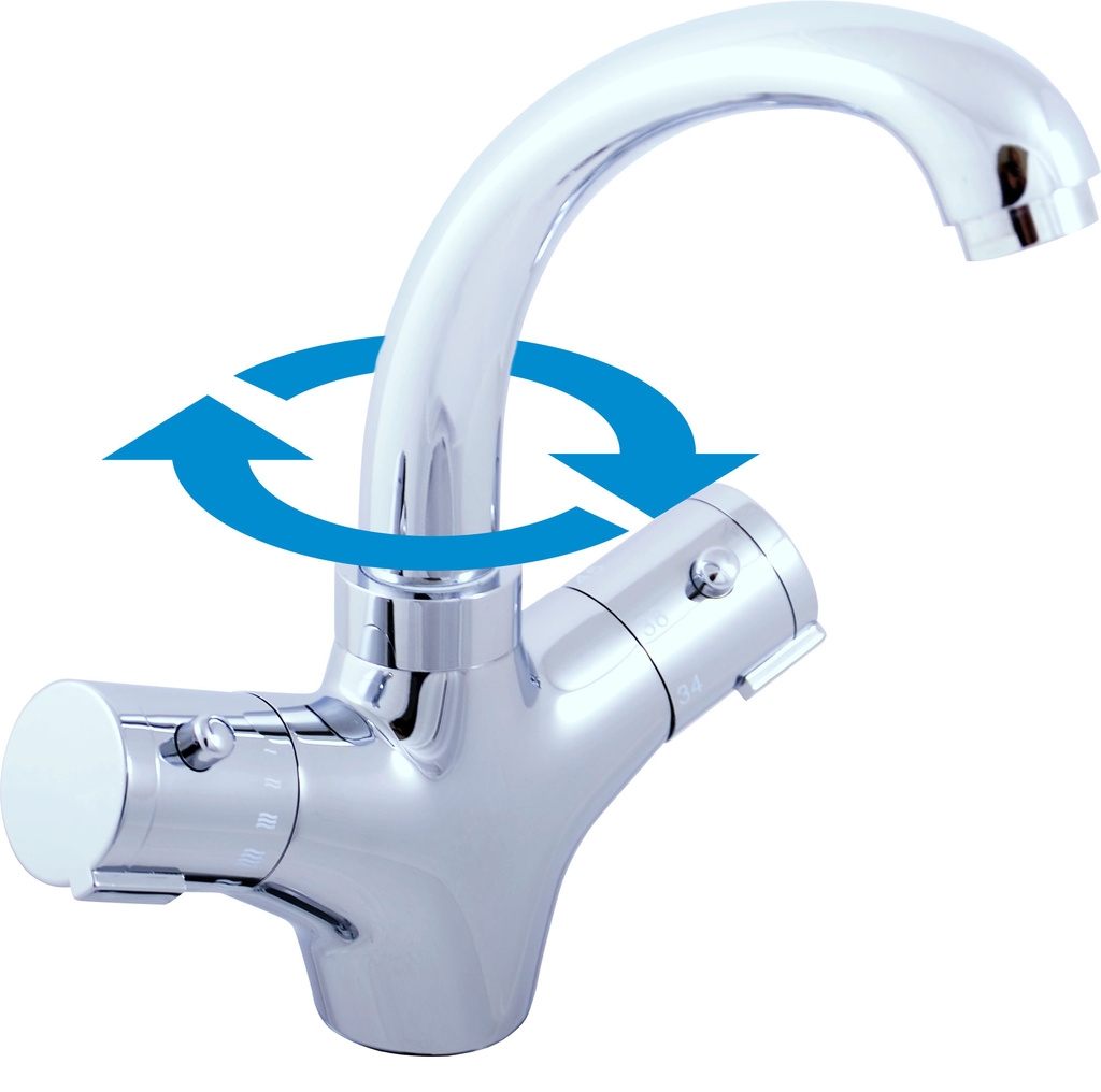 Basin mixer THERMOSTATIC CHROME