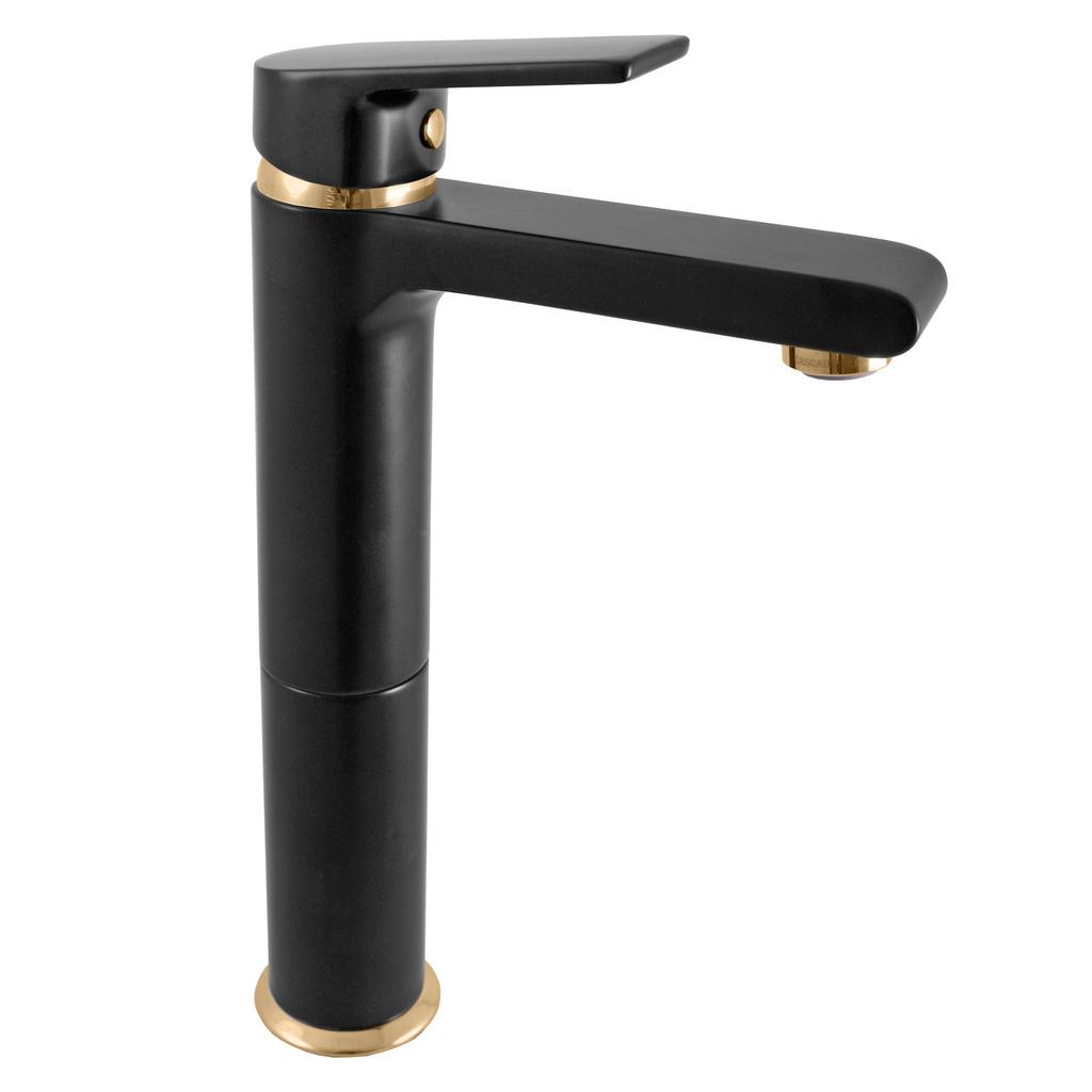 Basin lever mixer  COLORADO BLACK MATT/GOLD