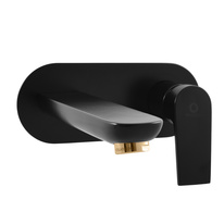 Built-in washbasin faucet COLORADO BLACK MATT/GOLD