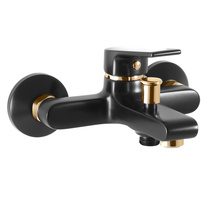 Bath faucet COLORADO BLACK MATT/GOLD