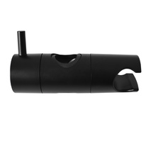Adjustable holder for shower bar BLACK MATT