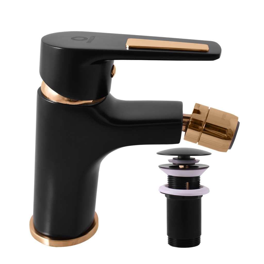 Bidet faucet COLORADO BLACK MATT/GOLD