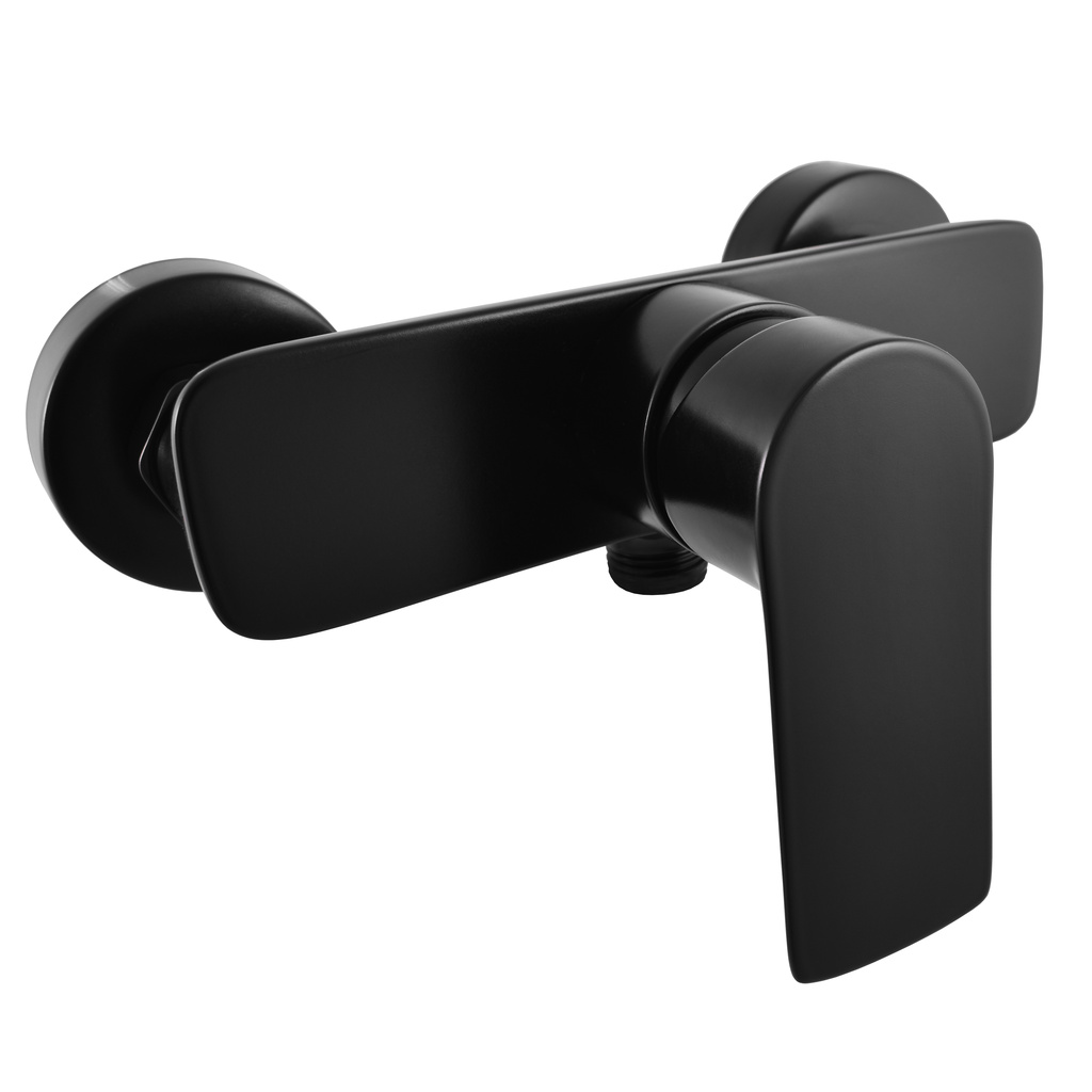 Shower lever mixer VLTAVA BLACK MATT