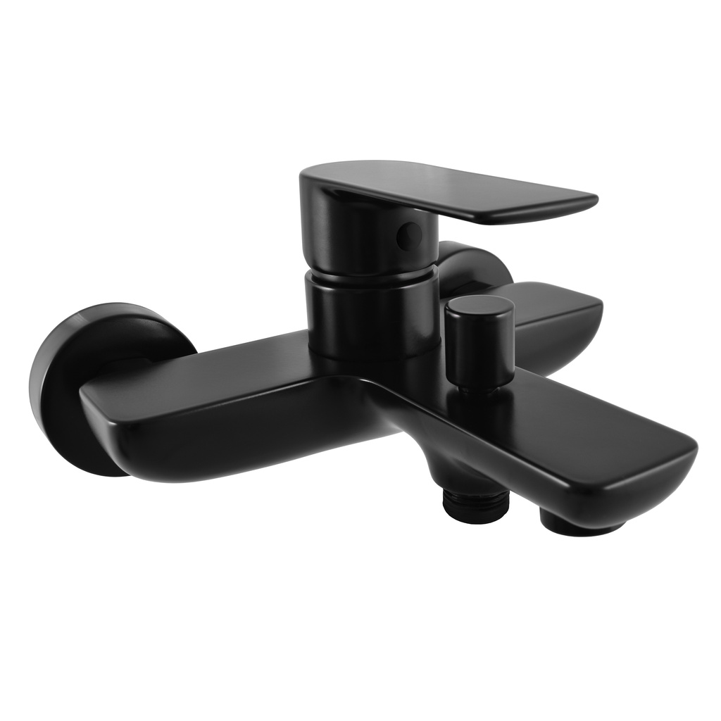 Bath lever mixer VLTAVA BLACK MATT