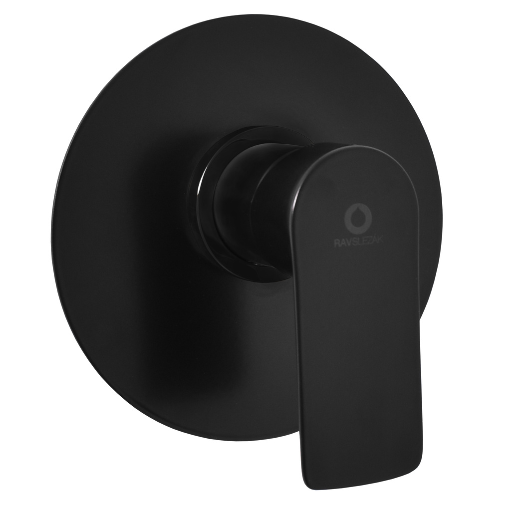 Built-in shower lever mixer VLTAVA BLACK MATT