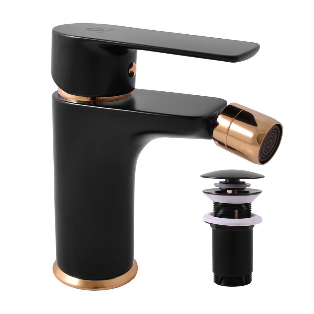 Bidet faucet VLTAVA BLACK MATT/GOLD