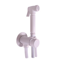 Built-in bidet lever mixer with shower SEINA WHITE 