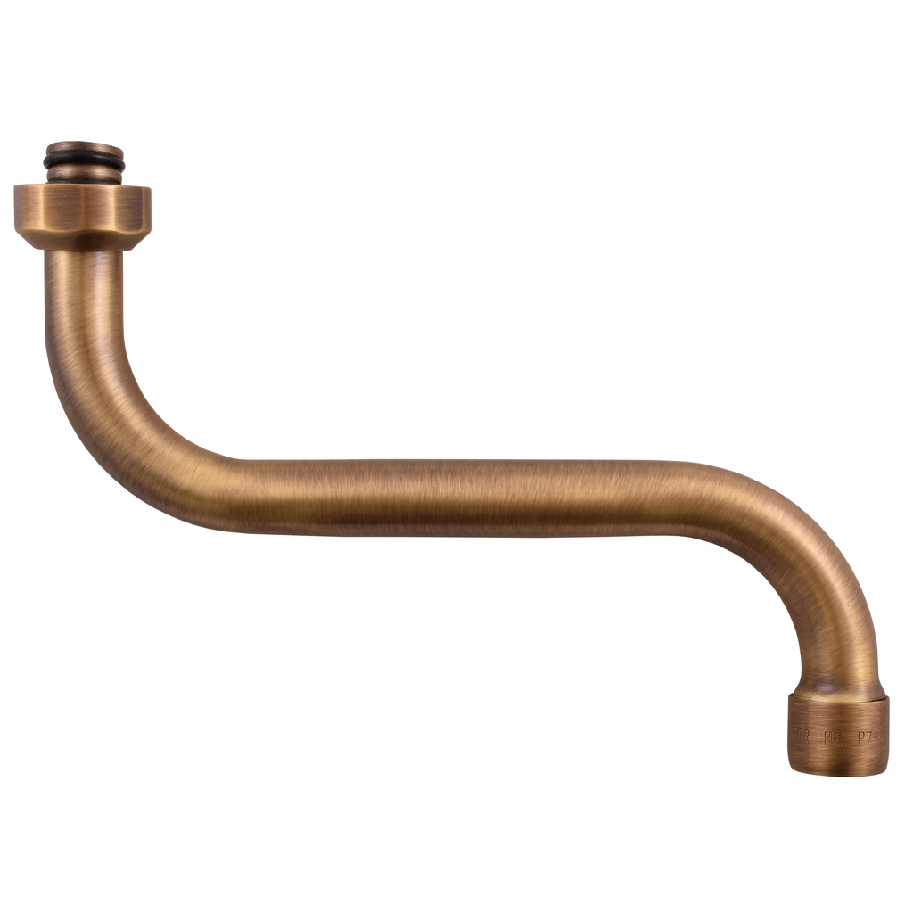 Round spout bronze 18 mm