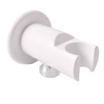 Shower holder with water outlet GLOSSY WHITE