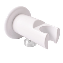 Shower holder with hose outlet  GLOSSY WHITE