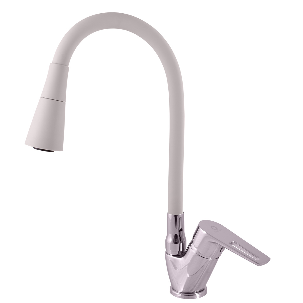 COLORADO Sink lever mixer with flexible spout