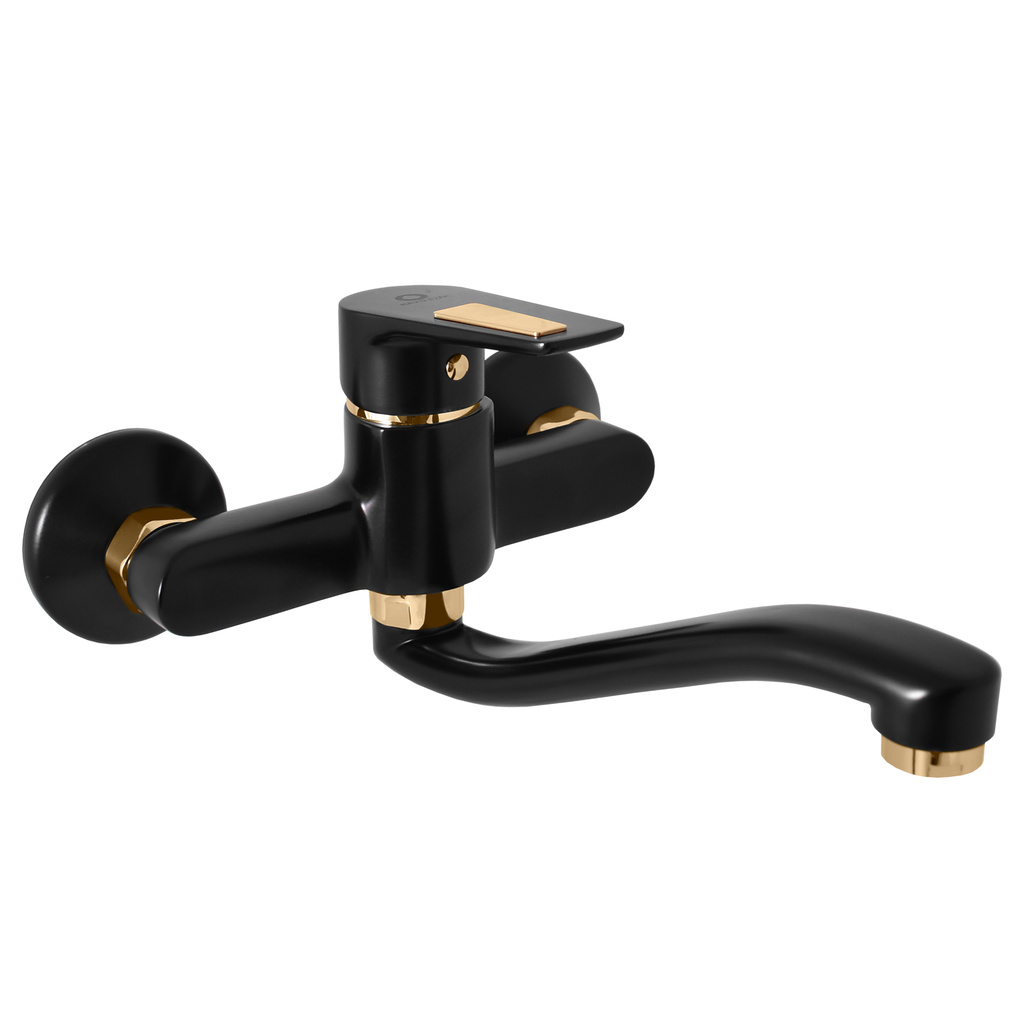 Washbasin/Sink faucet COLORADO BLACK MATT/GOLD