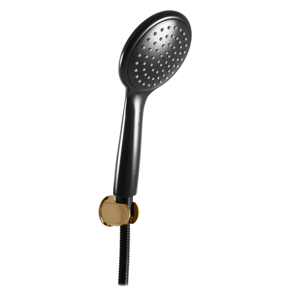 Shower set  BLACK MATT/GOLD