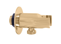 Shower holder with hose outlet  GOLD POLISHED