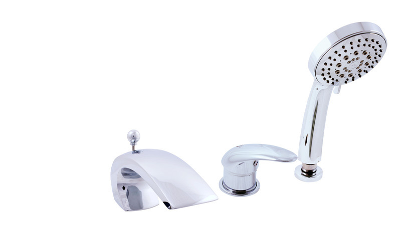 Bath lever mixer DUNAJ - 3 hole