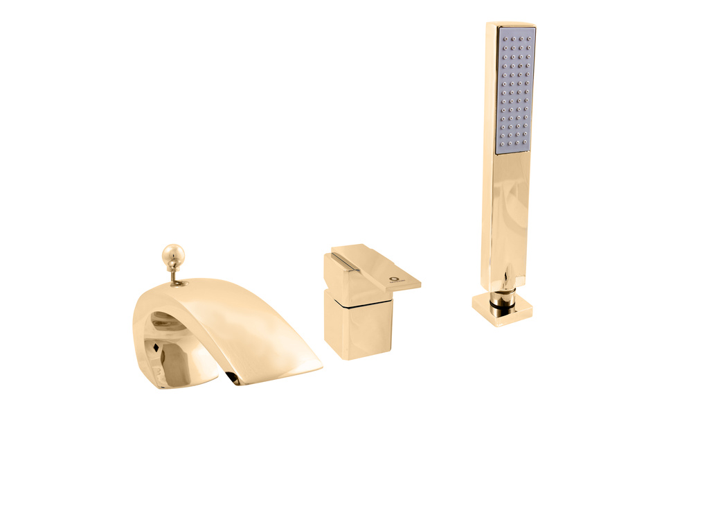 Bath lever mixer LOIRA GOLD